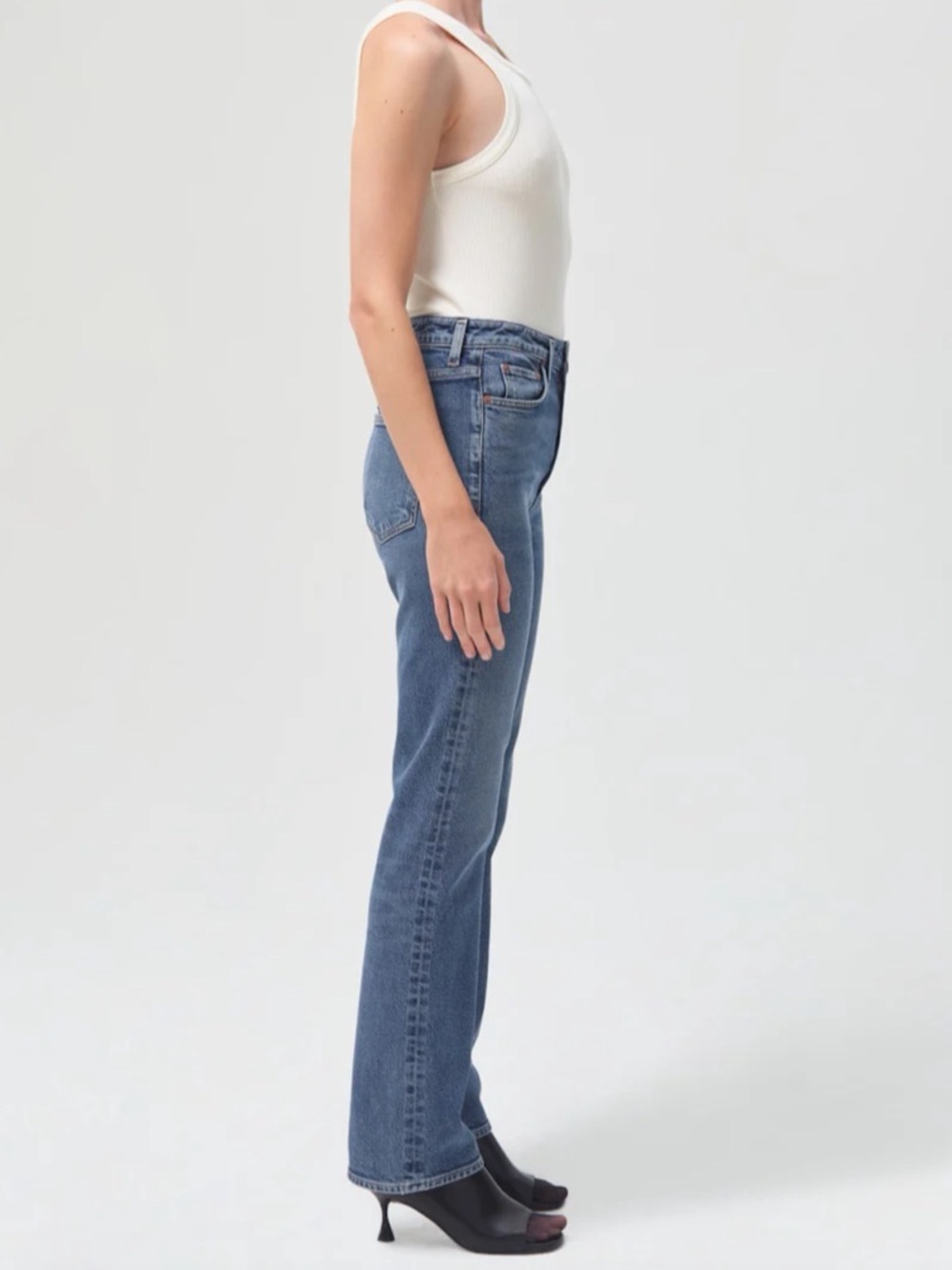 AGOLDE Vintage High Rise Bootcut Jean in Prophecy - Picture 3 of 14
